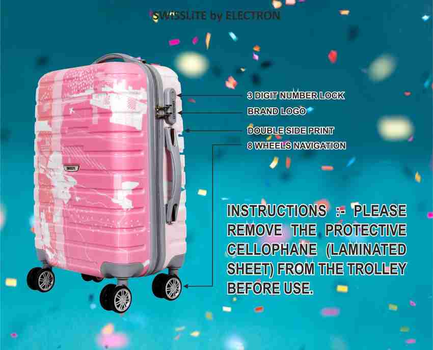 Electron Swisslite Hardsided Polycarbonate Luggage Trolley Bag Set of 3 20