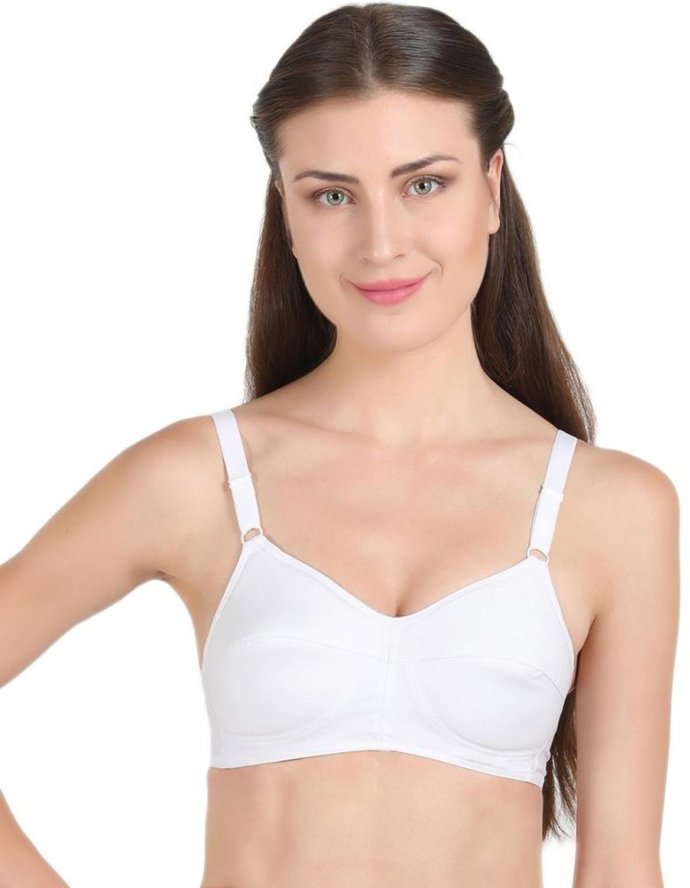 Groversons Paris Beauty by GROVERSONS PARIS BEAUTY Everyday basic non wired  non padded full coverage bra (White) Women T-Shirt Non Padded Bra - Buy  Groversons Paris Beauty by GROVERSONS PARIS BEAUTY Everyday
