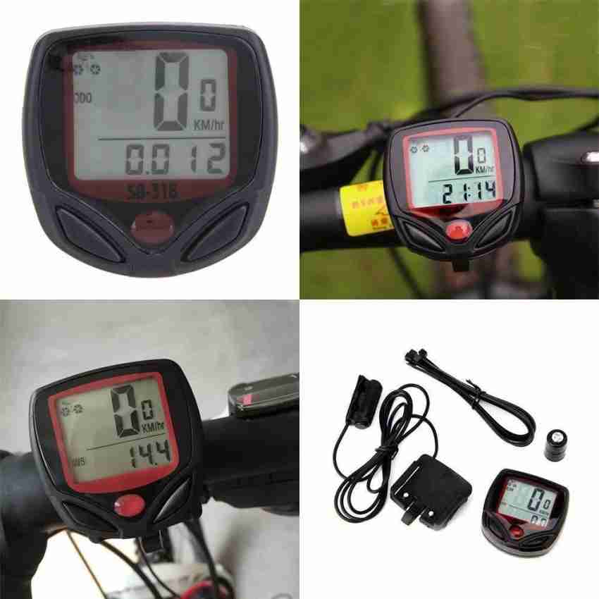 Wishbone 14 Function Waterproof Bicycle Computer Odometer