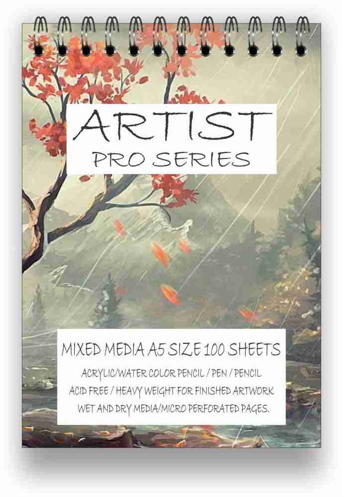 Wisenia Artist SketchBook (50 Sheets) 100 GSM Craft Book, A4 Size Sketch  Book Sketch Pad Sketch Pad Price in India - Buy Wisenia Artist SketchBook  (50 Sheets) 100 GSM Craft Book, A4