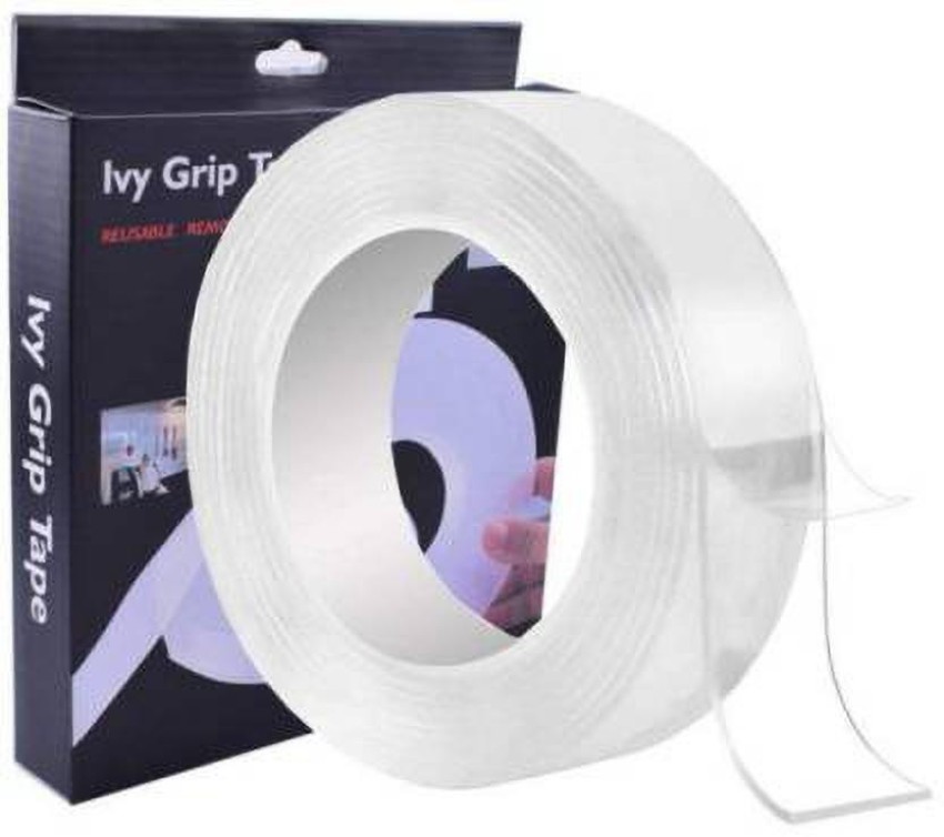 Buy KANBI Nano Tape Adhesive Double Side Tape for Walls, Reusable Traceless  Nano Double Sided Tape (3 Meter) Strong Sticky Strips (2) Online at Best  Prices in India - JioMart.