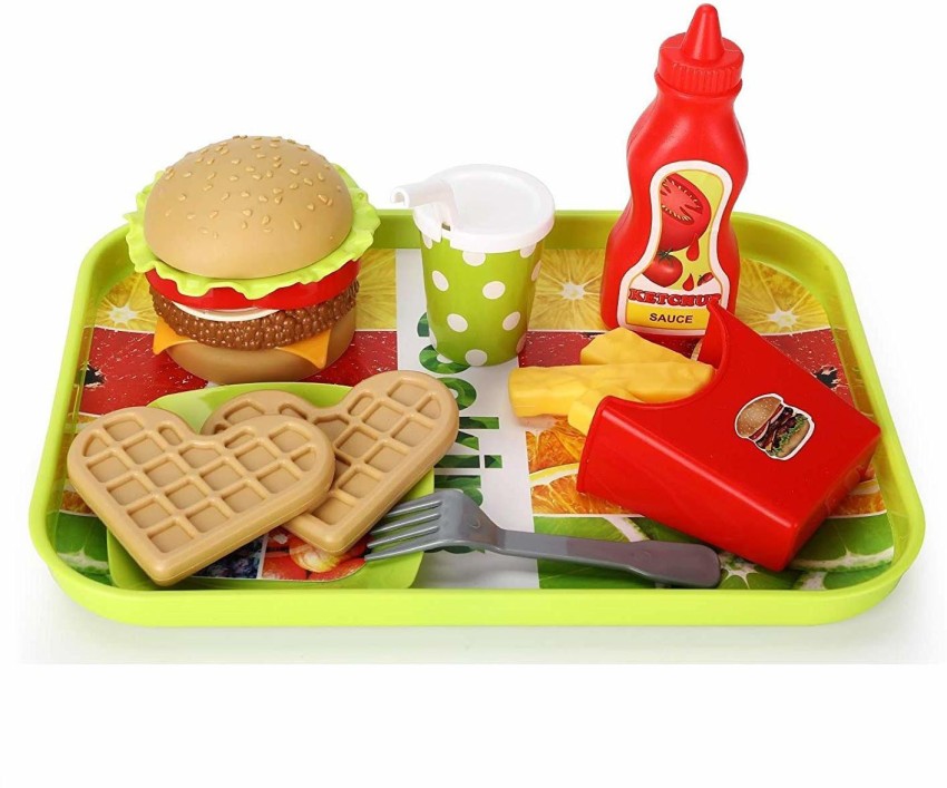 1 Set Simulation Pizza 3d Shape Realistic Portable Pizza Party Fast Food  Slices Cutting Play Food Toy For Kindergarten