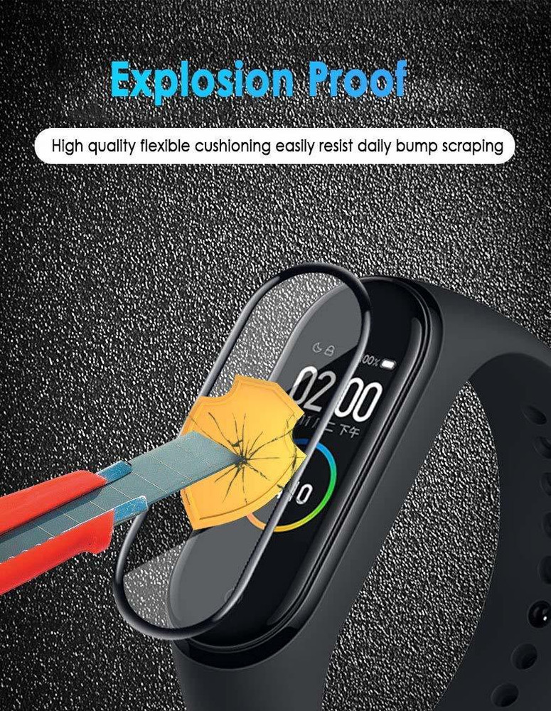 Flipkart SmartBuy Edge To Edge Tempered Glass for Mi Band 5 Mi