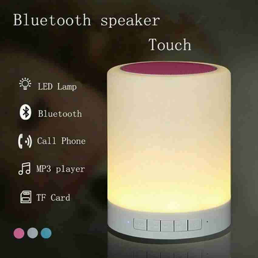 Led wireless bluetooth touch lamp speaker top