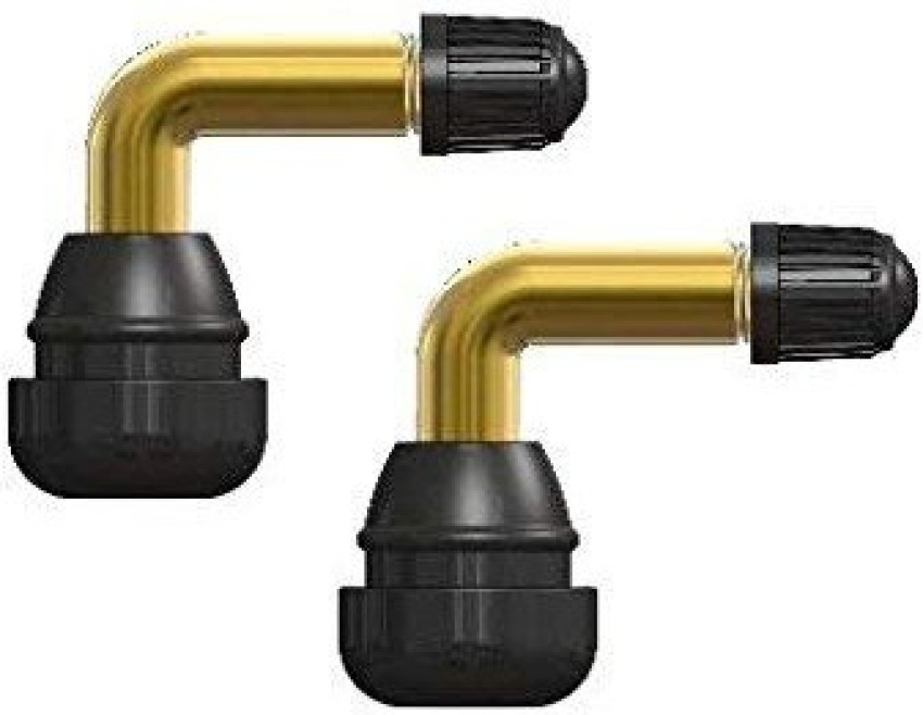 DELUX AUTOMOTIVE Brass Tyre Valve Cap for Bike Price in India