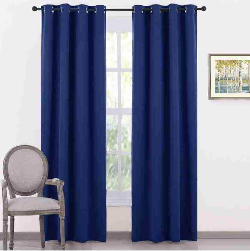 Best Home Fashion 84-in Navy Polyester Blackout Grommet, 51% OFF