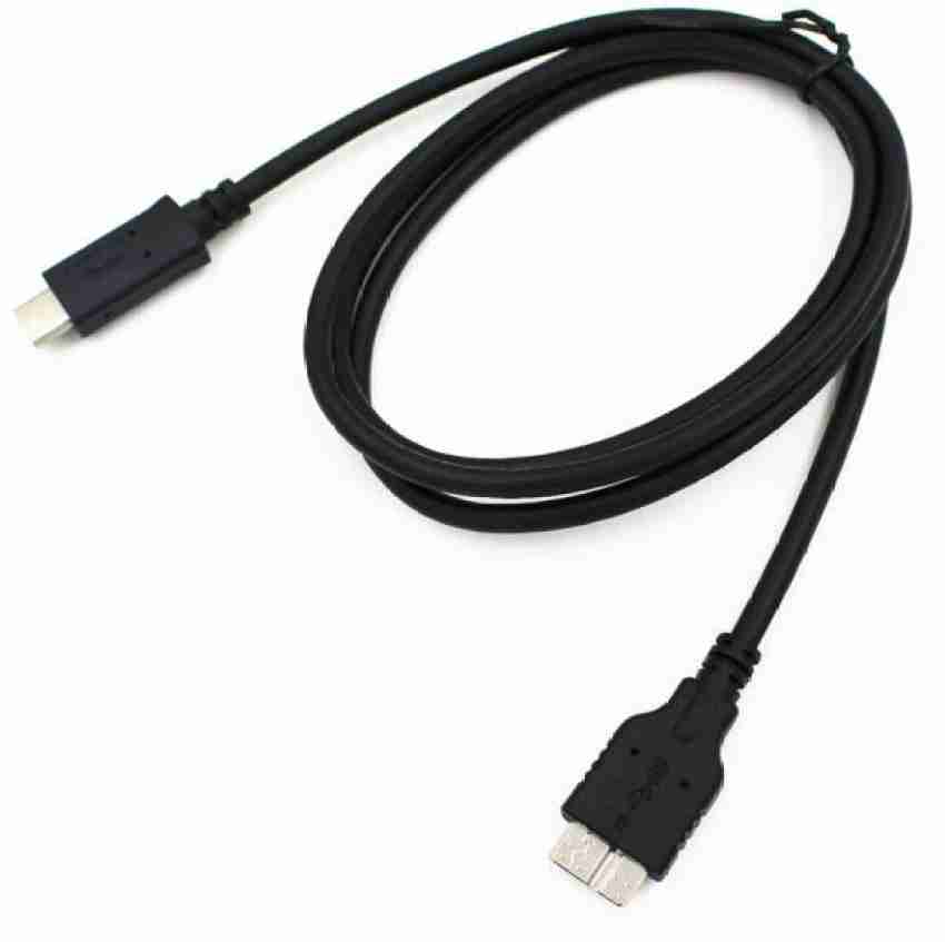 Mak World Reversible Micro USB 0.75 m USB 3.1 to Micro-B Cable for all Portable External Hard Disk Drive 0.75M - Mak World : Flipkart.com