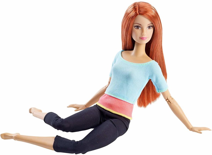 BARBIE Made To Move Doll, Light Blue Top - Made To Move Doll, Light Blue  Top . shop for BARBIE products in India.