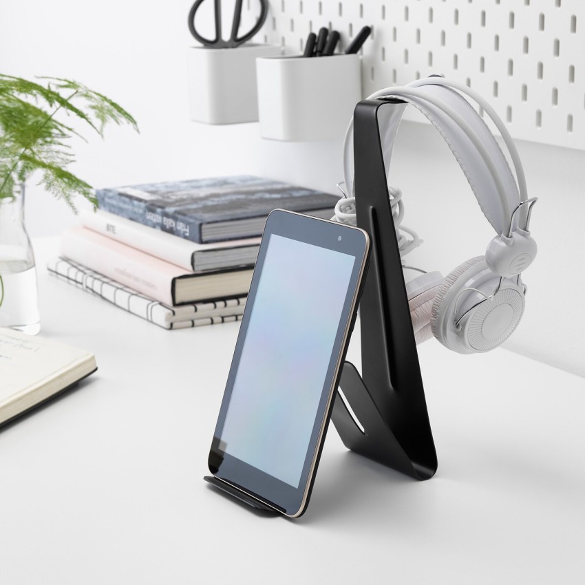 Laprite Aluminium Tabletop Headphone Stand (Black)