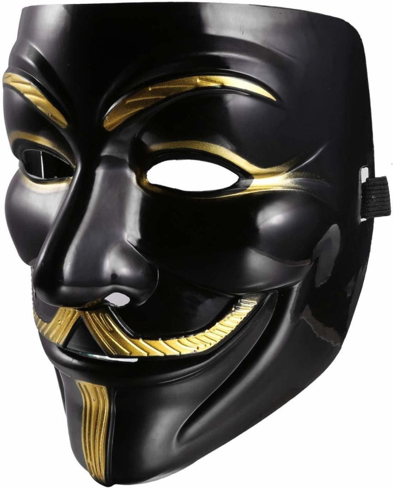 Anonymous Hacker V-vendetta Face Mask Adults Unisex Horror