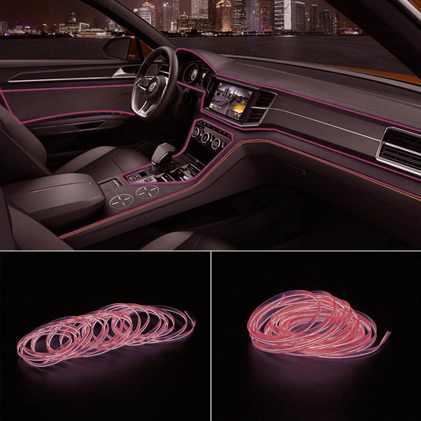 Red lights online inside car