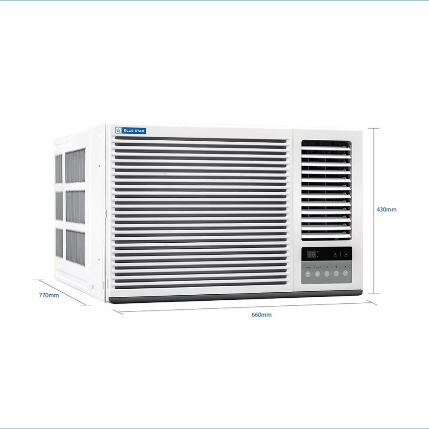 blue star window ac 1 ton price