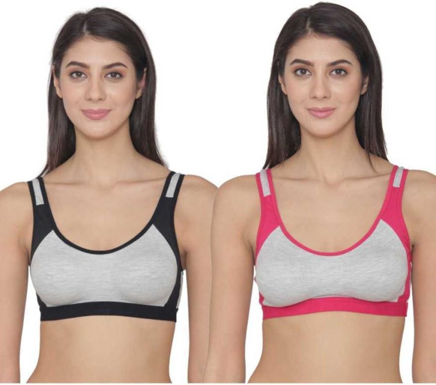 Buy LovinoForm Silver Color Bra For Women at