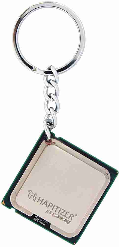 HAPITIZER CPU Processor Keychain Keyring for Technology Fan and