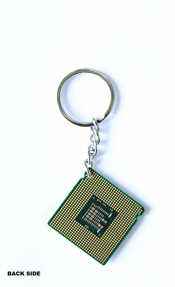 HAPITIZER CPU Processor Keychain Keyring for Technology Fan and