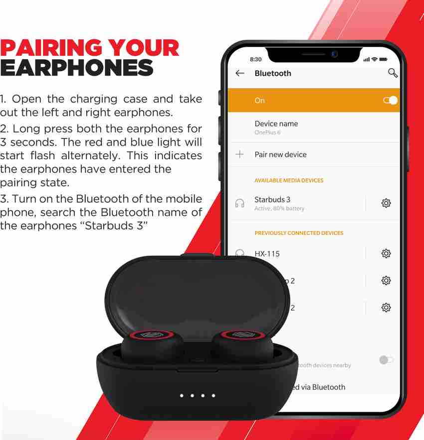Nu Republic Starbuds 3 Bluetooth