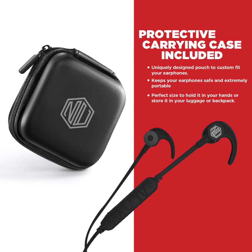 Nu Republic Jaxx Sport with 11mm Titanium Drivers Magnetic Earbuds
