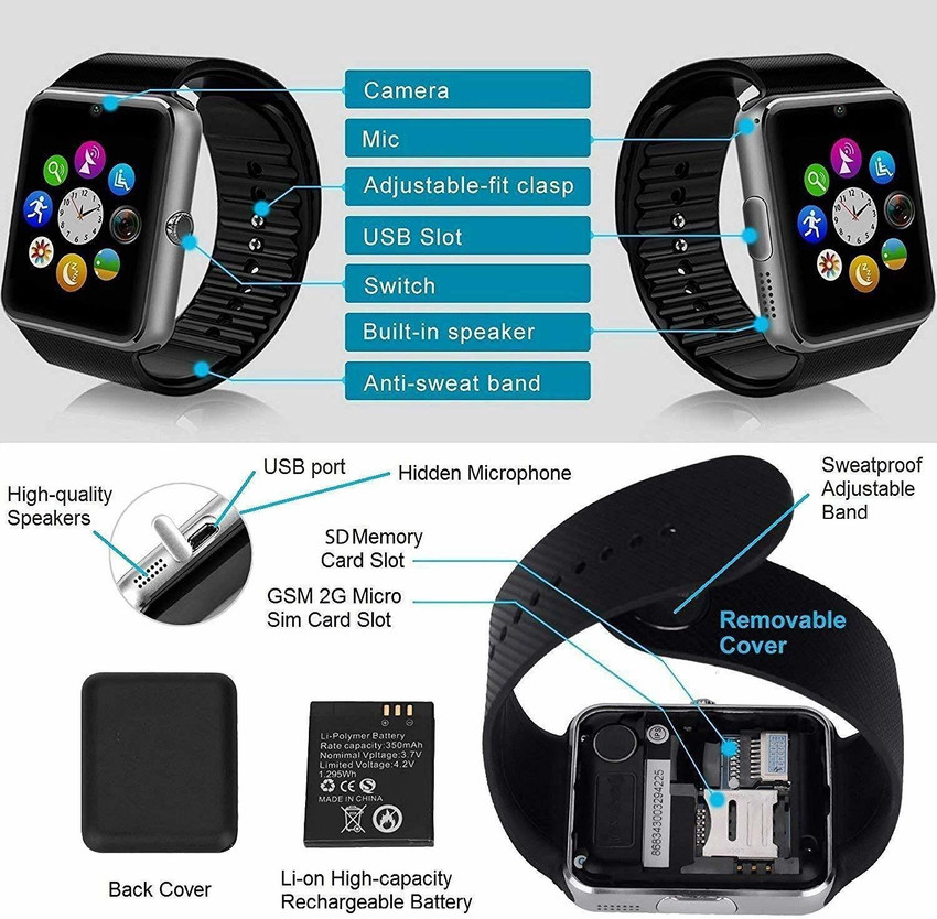 Smartwatch gt08 no reconoce sim 2025