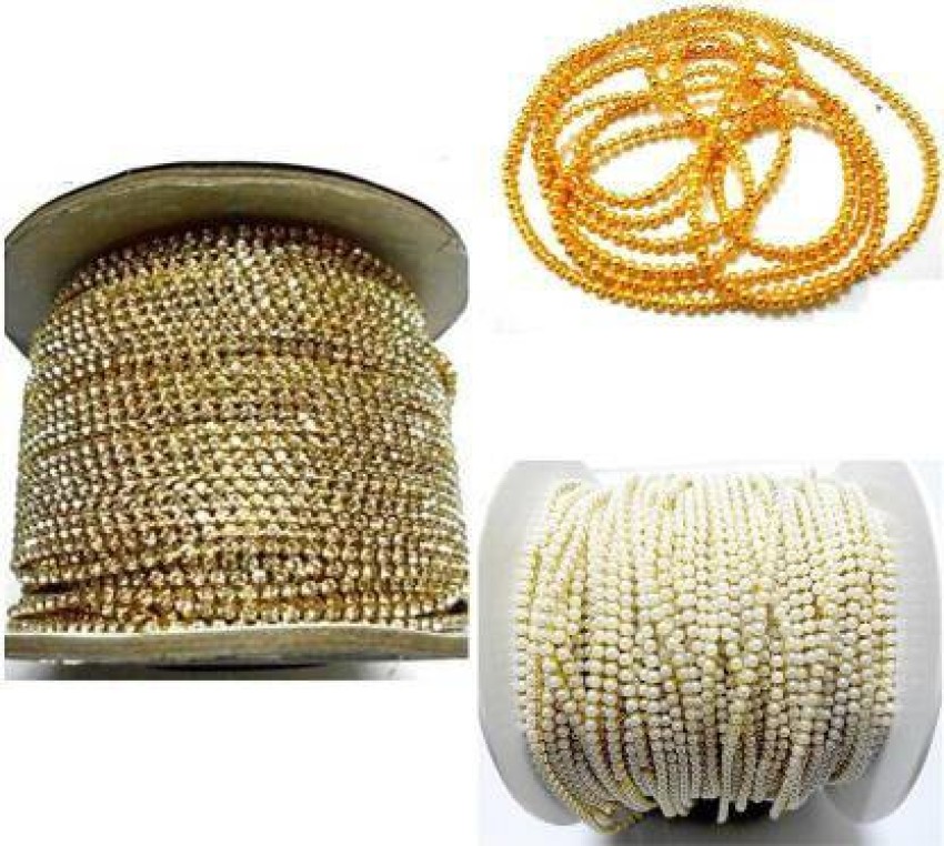 Beadsncraft Jewellery Making Chain 5 Meter Golden Color - Jewellery Making  Chain 5 Meter Golden Color . shop for Beadsncraft products in India.