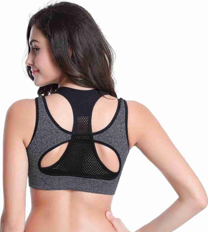 TWO DOTS Dual Support Padded Sports Bra for Gym Yoga Dancing Workout or  Aerobic Women Sports Heavily Padded Bra - Buy TWO DOTS Dual Support Padded Sports  Bra for Gym Yoga Dancing
