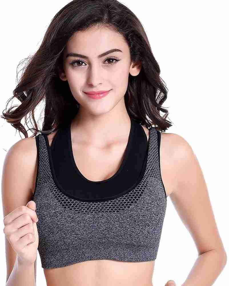 TWO DOTS Dual Support Padded Sports Bra for Gym Yoga Dancing Workout or  Aerobic Women Sports Heavily Padded Bra - Buy TWO DOTS Dual Support Padded  Sports Bra for Gym Yoga Dancing
