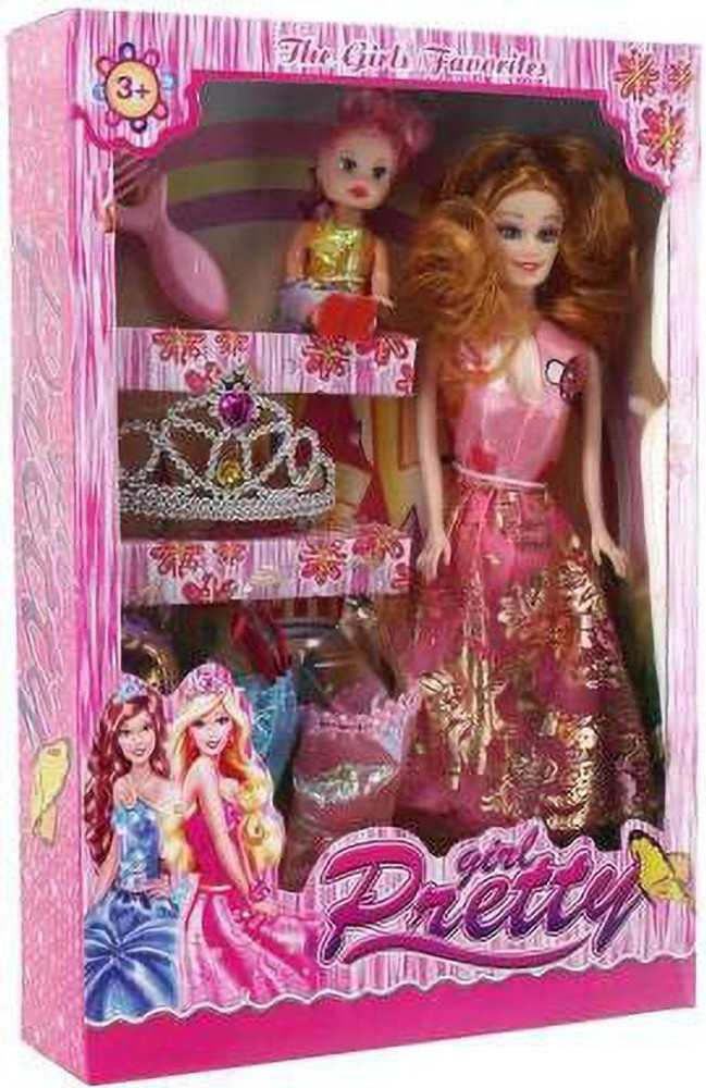 NV COLLECTION Kids Doll Set Girls Style Wardrobe Doll Set comes