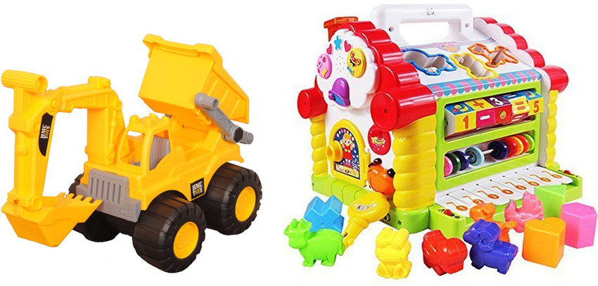 Smartcraft Combo of Funny Cottage JCB Funny Learning and Educational Toys for Kids Combo of Funny Cottage JCB Funny Learning and Educational Toys for Kids Buy