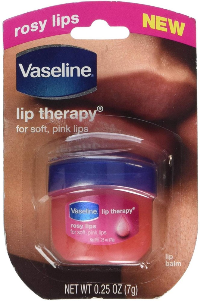  Vaseline Lip Therapy Rosy Lips 0.25 Oz./7 Grams, Pack