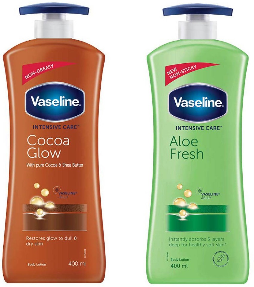 Vaseline Intensive Care Cocoa Glow Body Lotion, 400 ml