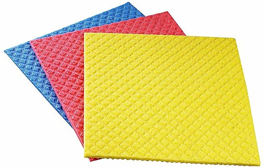 Scotch-Brite Sponge Wipe Resusable Kitchen Cleaning Sponge- Easy to use,  Multi- color & Biodegradable (pack of 3) : : Home & Kitchen