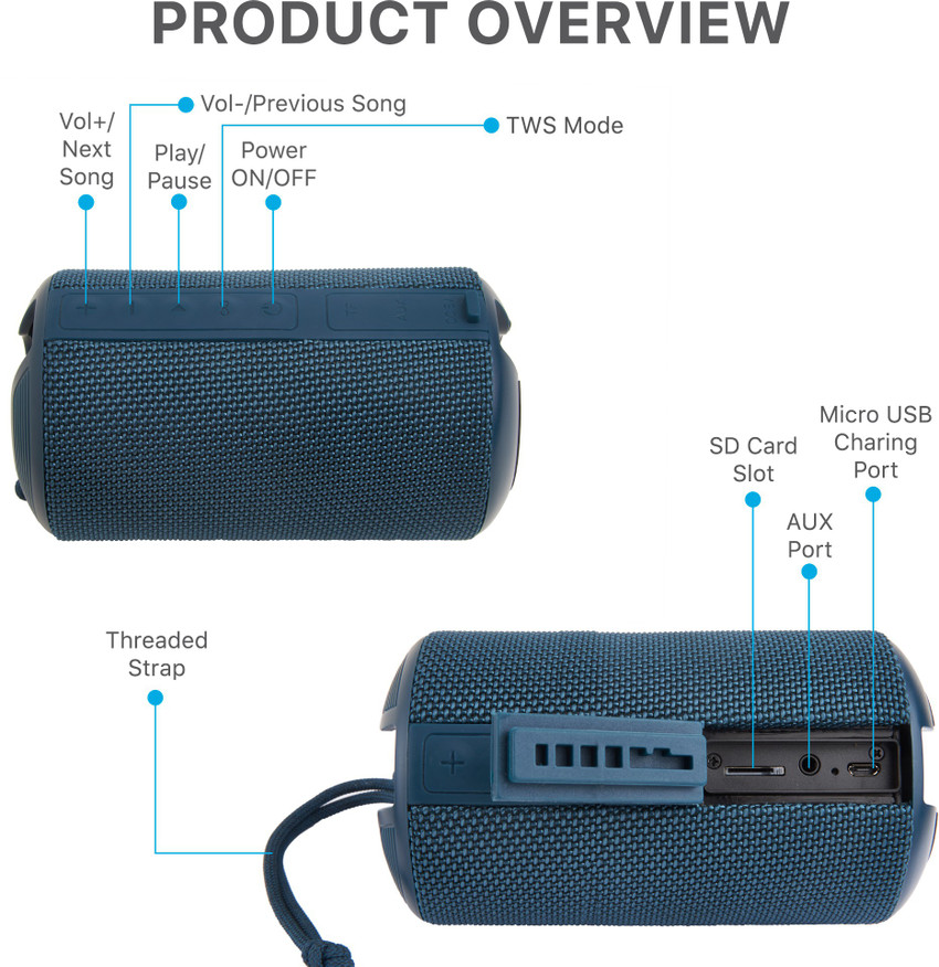 Ambrane speaker top bt 25