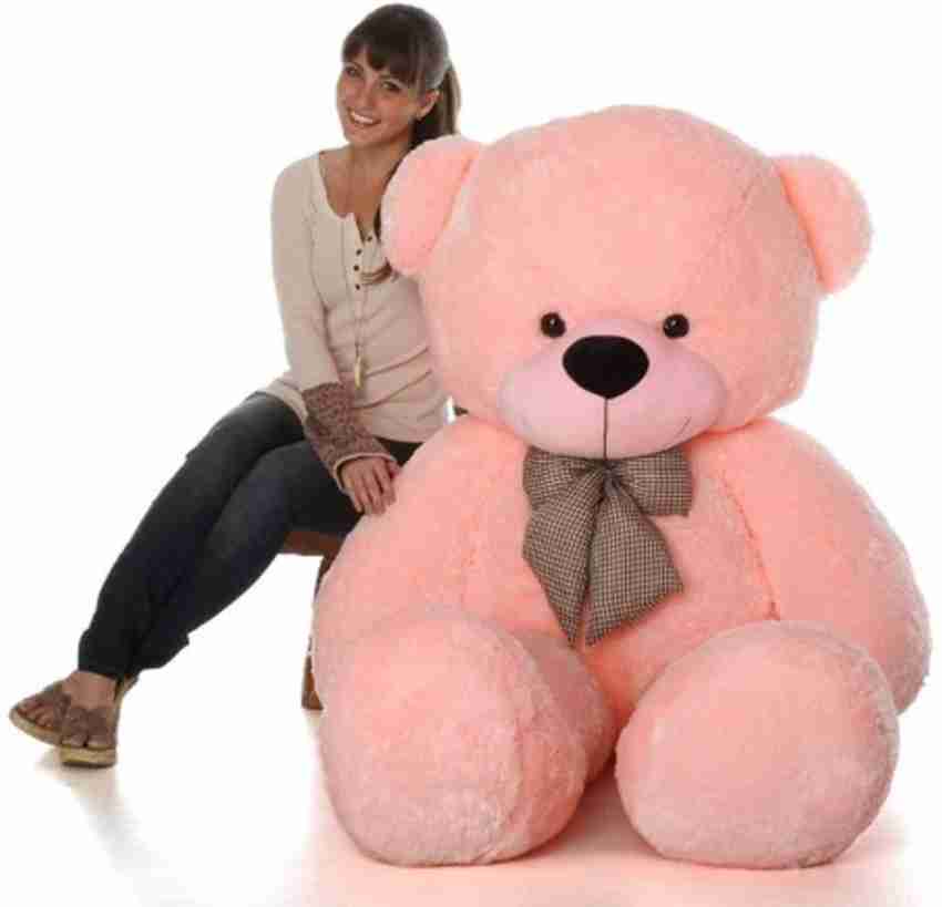 Webby 3 Feet Huggable Teddy Bear with Neck Bow Pink in Delhi at best price  by Webby Toys (Branch Office) - Justdial