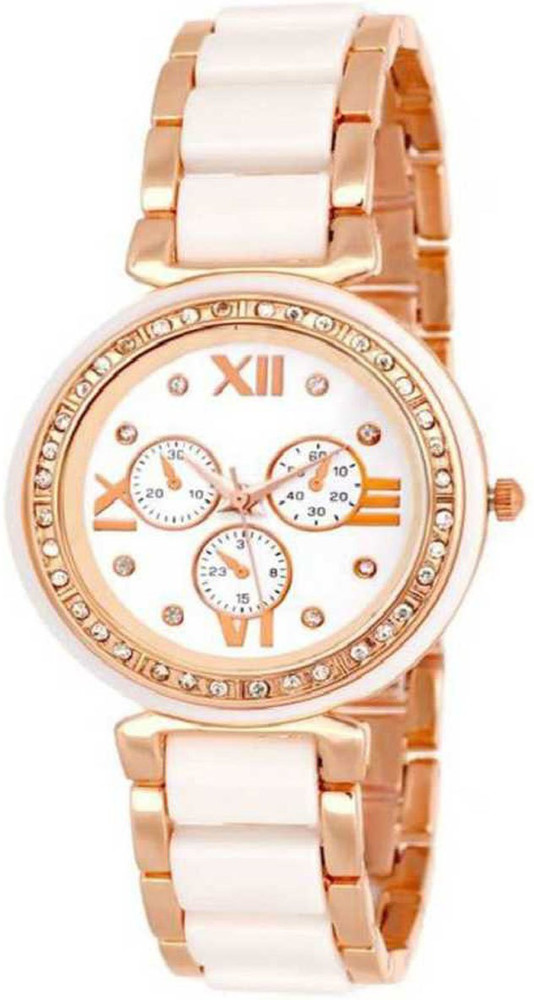 White colour store watch for girls