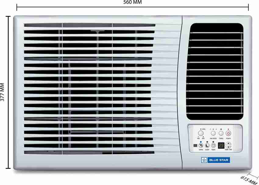 blue star 1 ton 2 star window ac