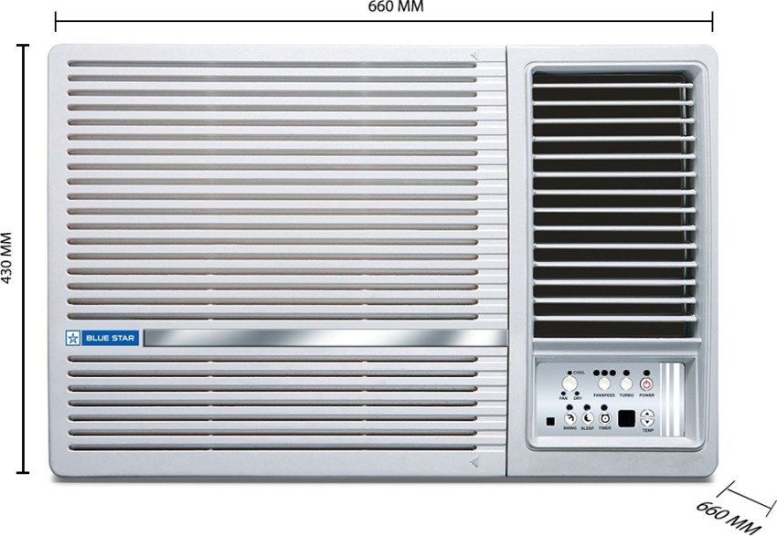 1.5 ton window ac price blue star