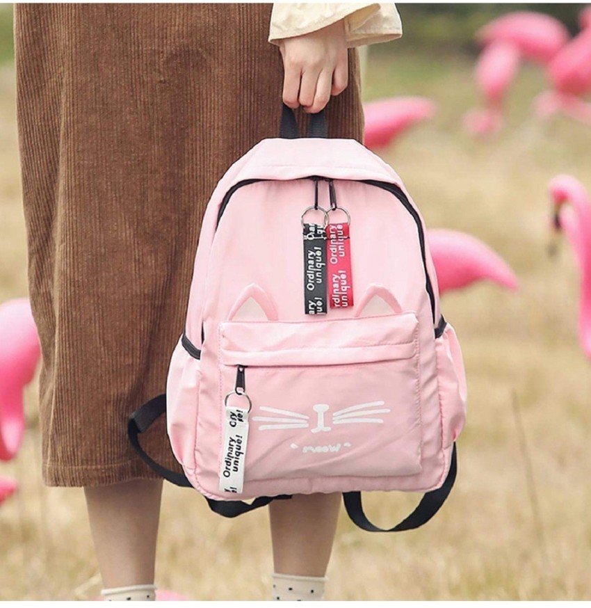 Girls Cute Mini Backpack Purse Fashion School Bags PU Leather Casual Pink