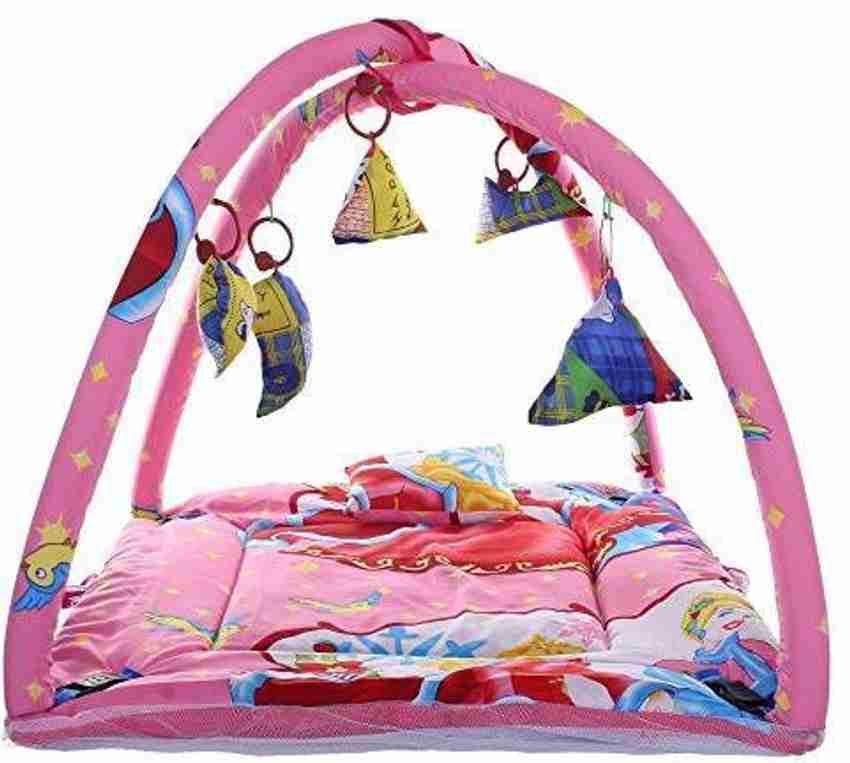 Baby play gym hot sale with mosquito net