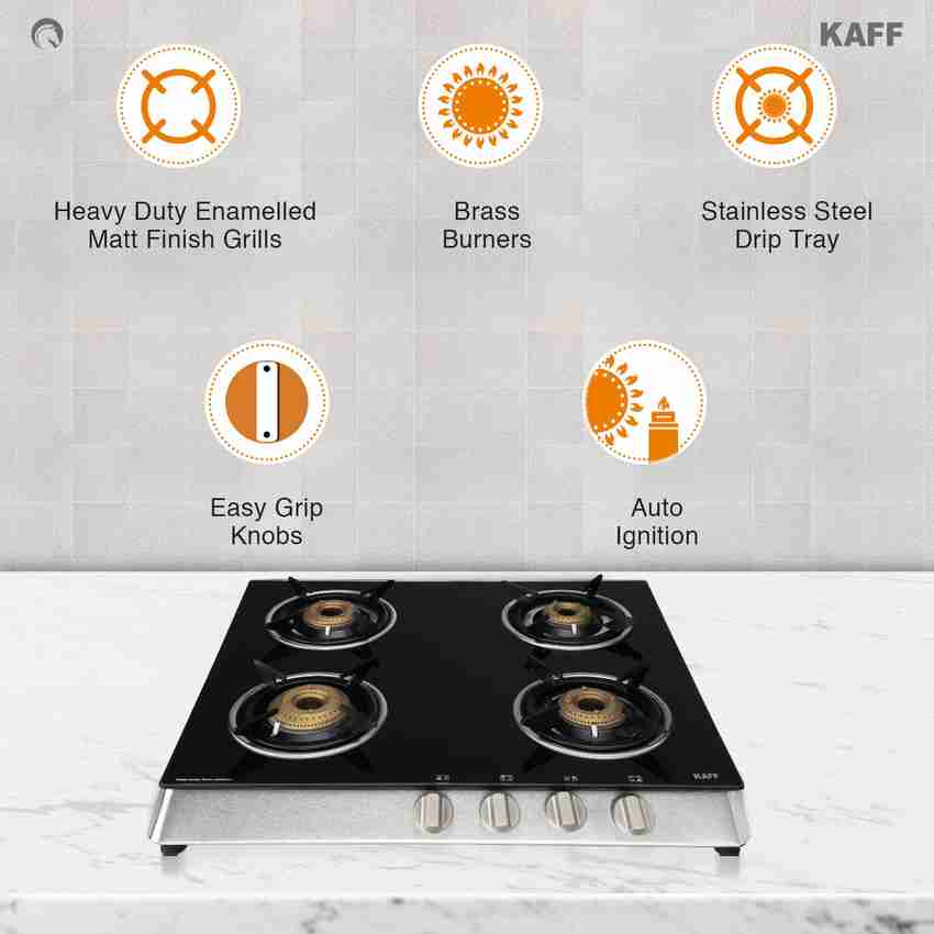 Kaff stainless hot sale steel gas stove