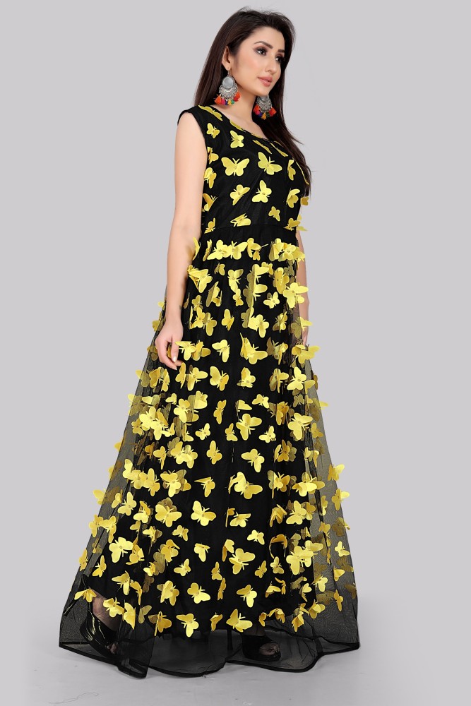 Butterfly top gown flipkart