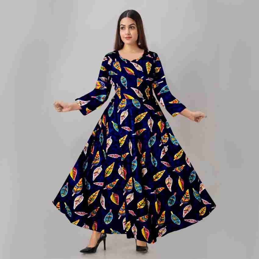 Trendy fab anarkali gown sale