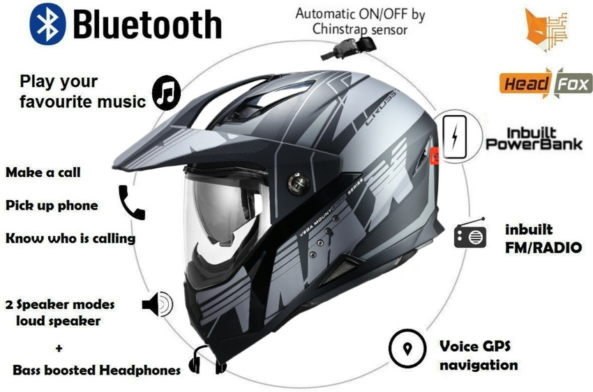 Bluetooth inbuilt helmet 2025