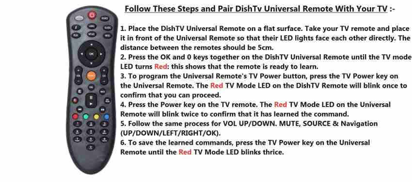 Dish remote store codes