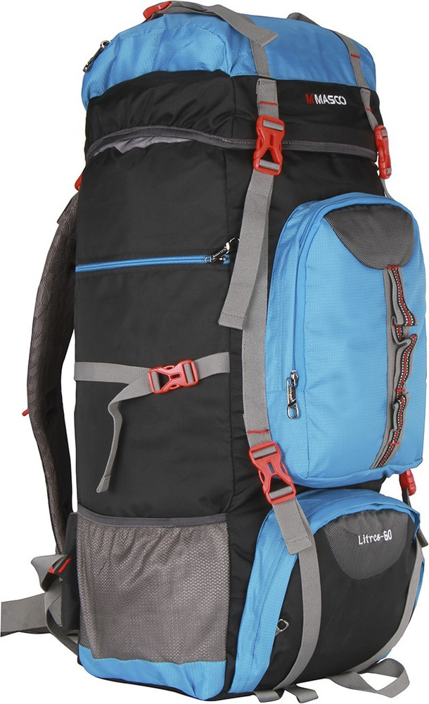 M MASCO 60L RUCKSACK BAG FOR HIGH END USE FOR TRACKKING AND CLAIMING Rucksack 60 L blue Price in India Flipkart