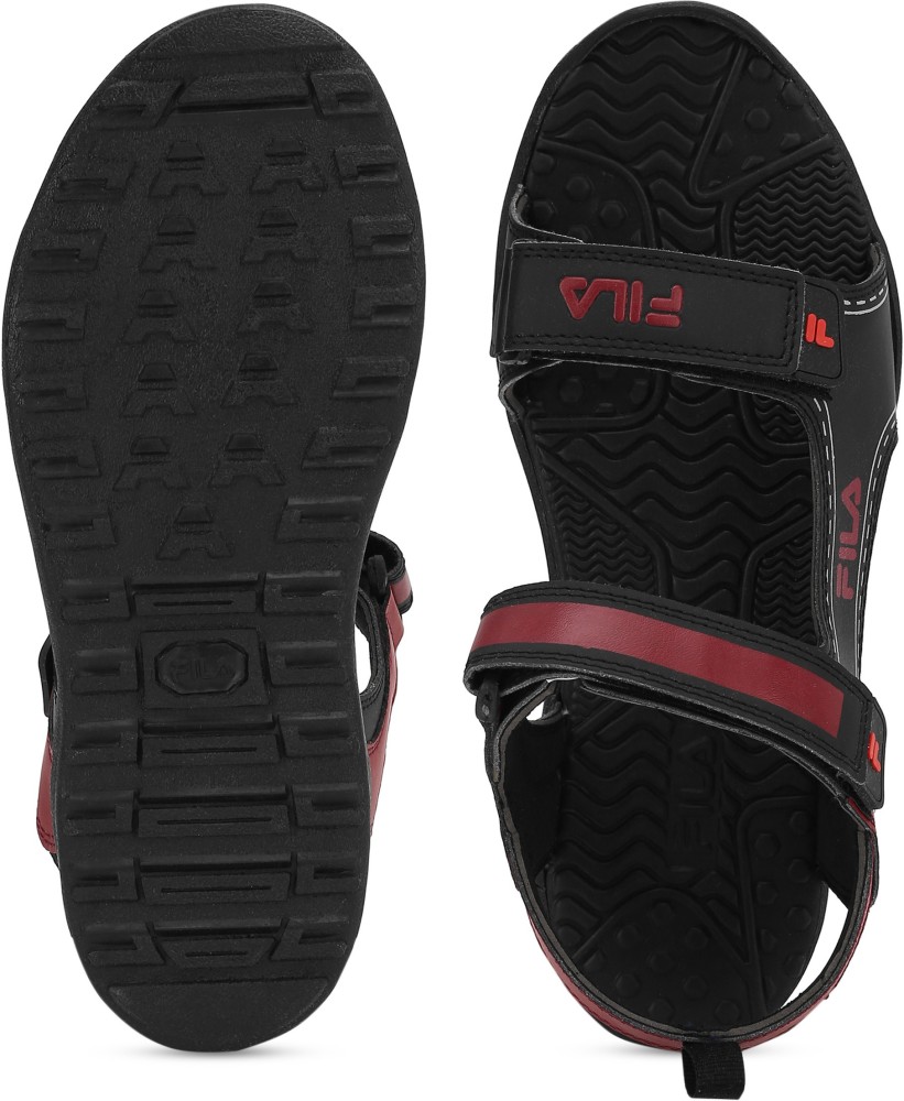 FILA Men Black, Maroon Sports Sandals - Buy FILA Killian Men Black, Maroon Sandals Online Best Price - Shop Online for Footwears in India | Flipkart.com