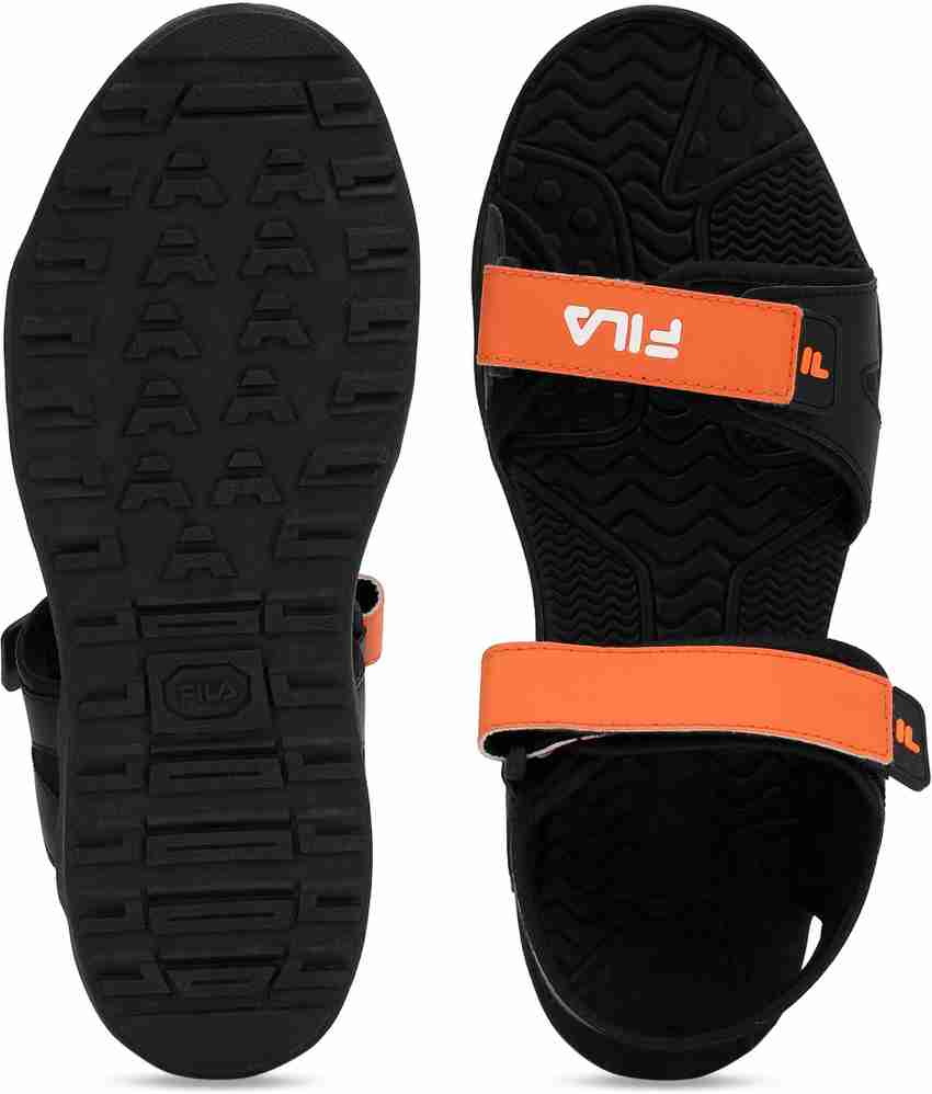 Buy FILA Cocy Men Black Orange Sports Sandals Online at Best Price