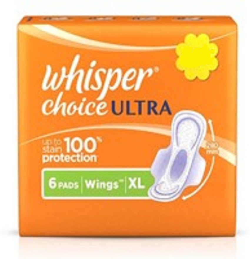Whisper CHOICE ULTRA XL (6 PADS) Sanitary Pad