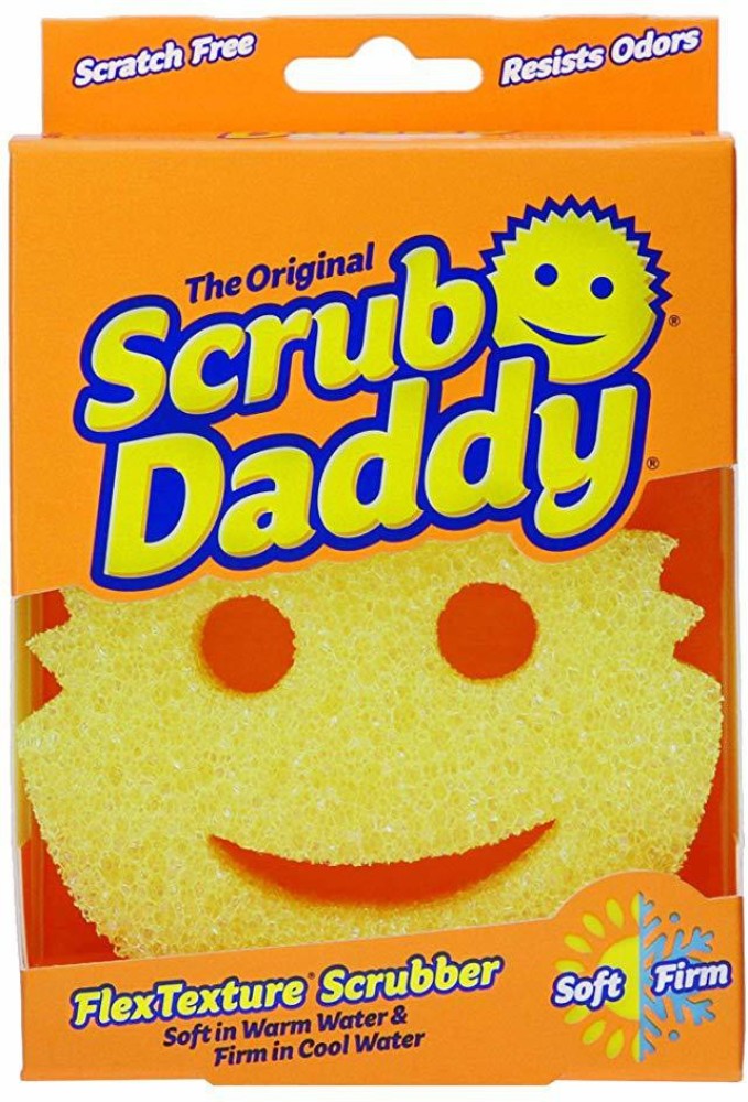 Buy Scrub Daddy + Scrub Mommy 4 Pack Family Pack - Dual Sided Texture  Changing Sponge/Scrubber Kitchen Sponge - Super Absorbent Sponge Side  Online at desertcartINDIA