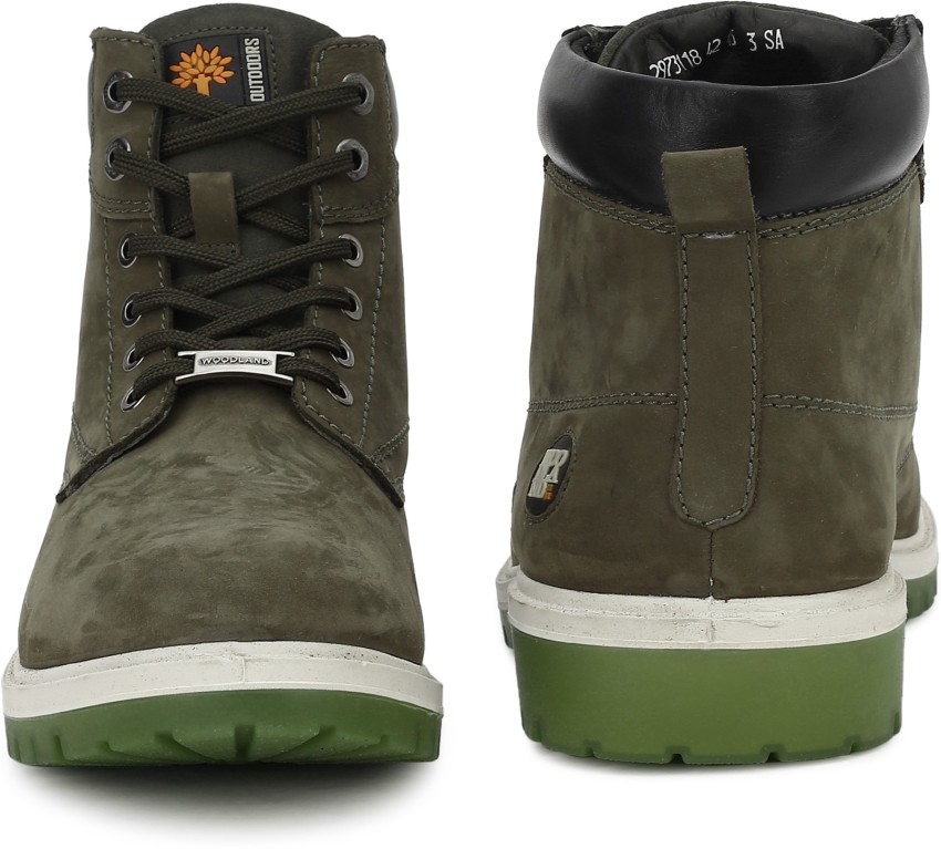 Olive hotsell green boots