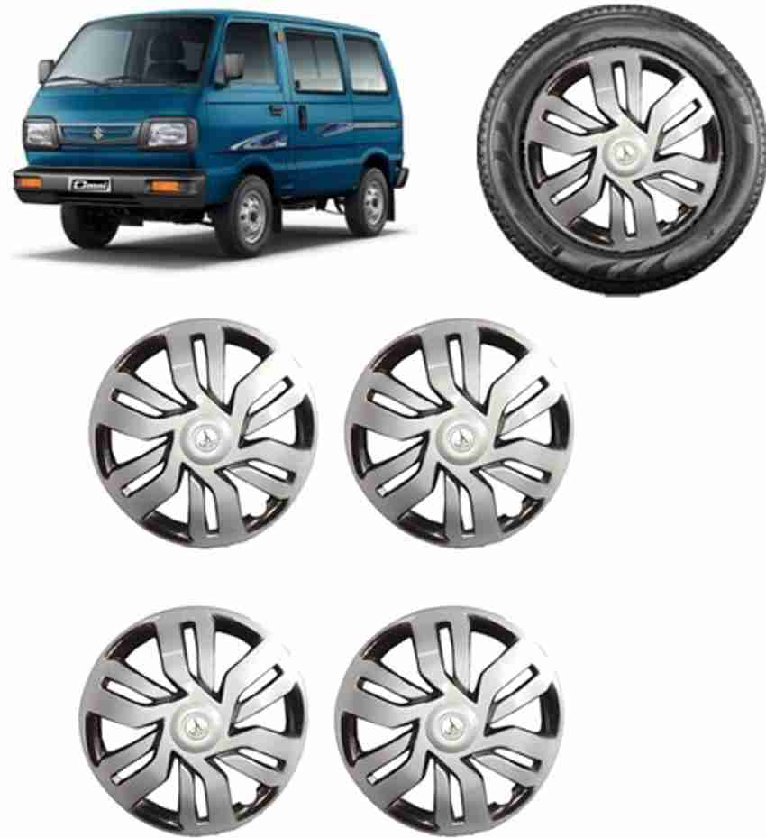 Alpine Dx Sporty Dual Color Silver Black 12 inch Wheel Cover with