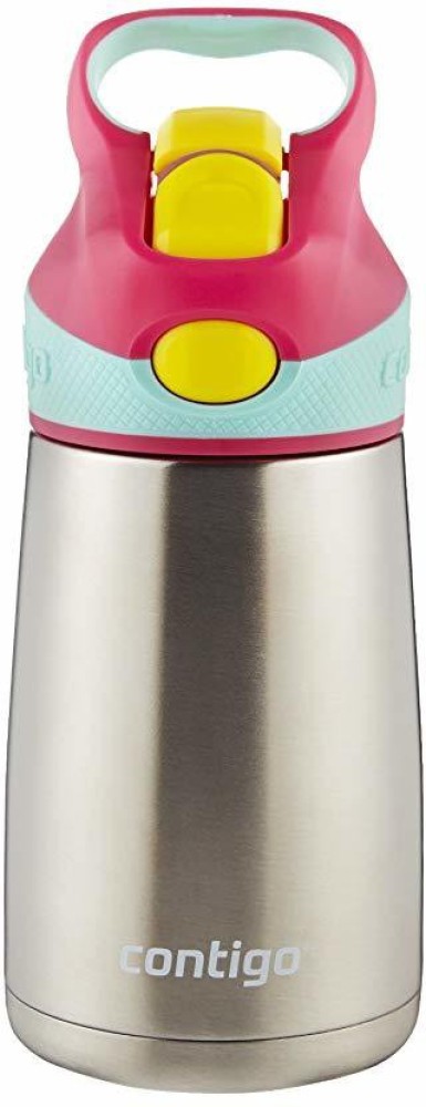 Contigo Kids Stainless Steel Insulated Water Bottle Straw AUTOSPOUT Cup BPA  FREE